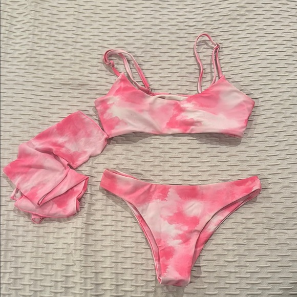 Other - Women’s Pink Tie-Dye Swim Set